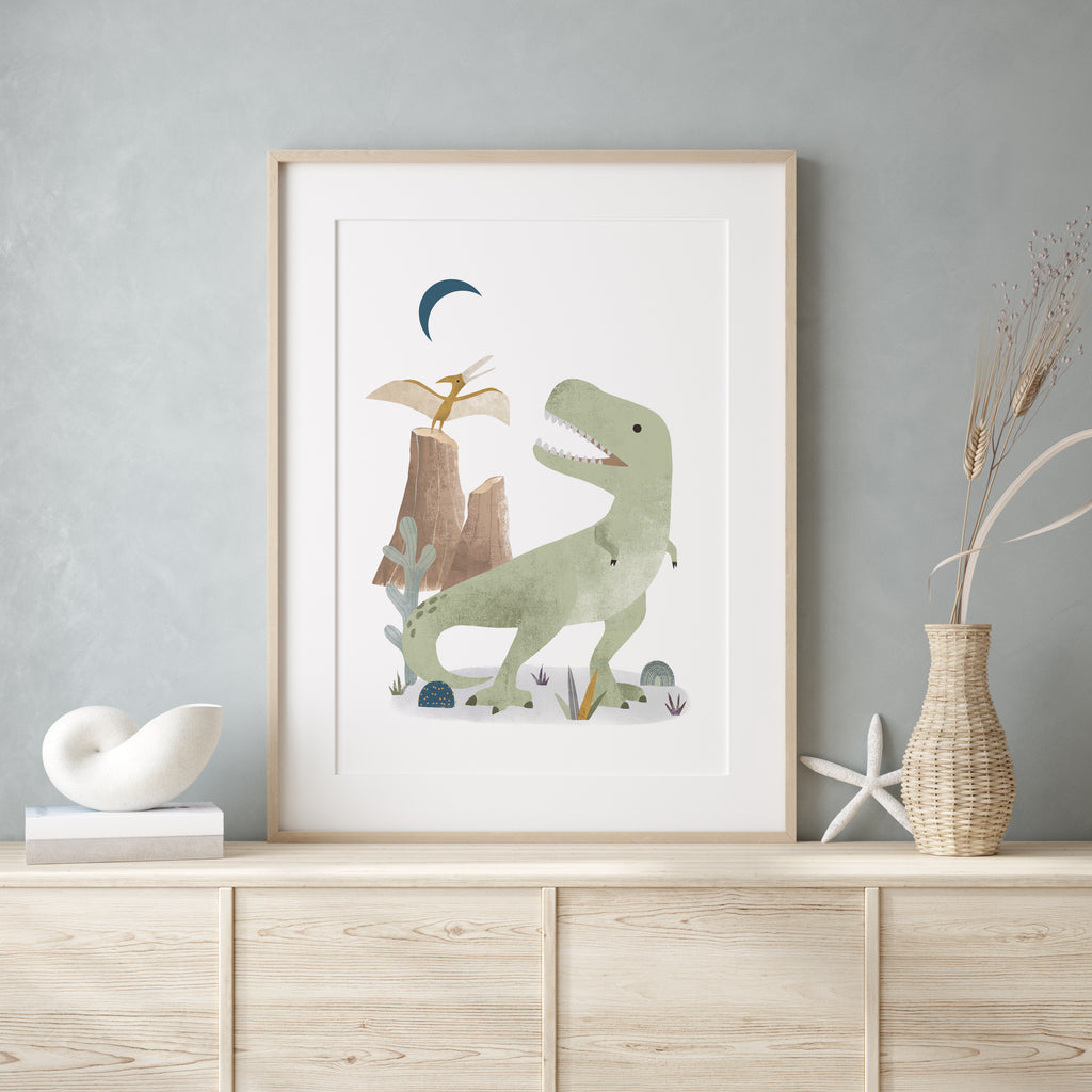 Dinosaur Prints for Wall