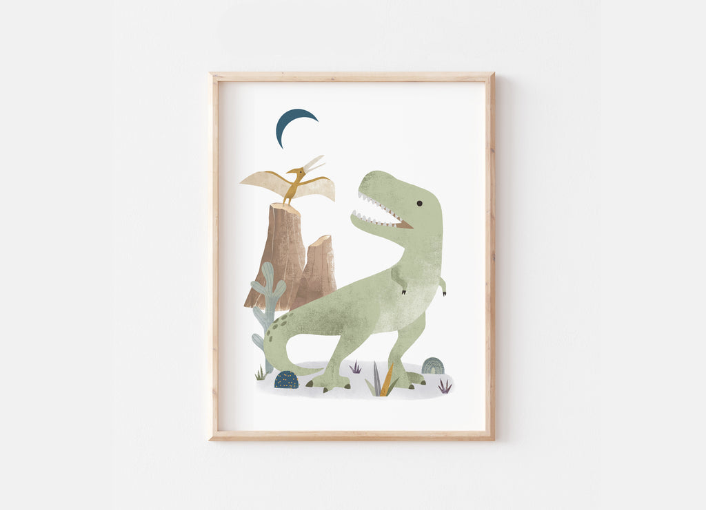 Dinosaur Prints for Wall