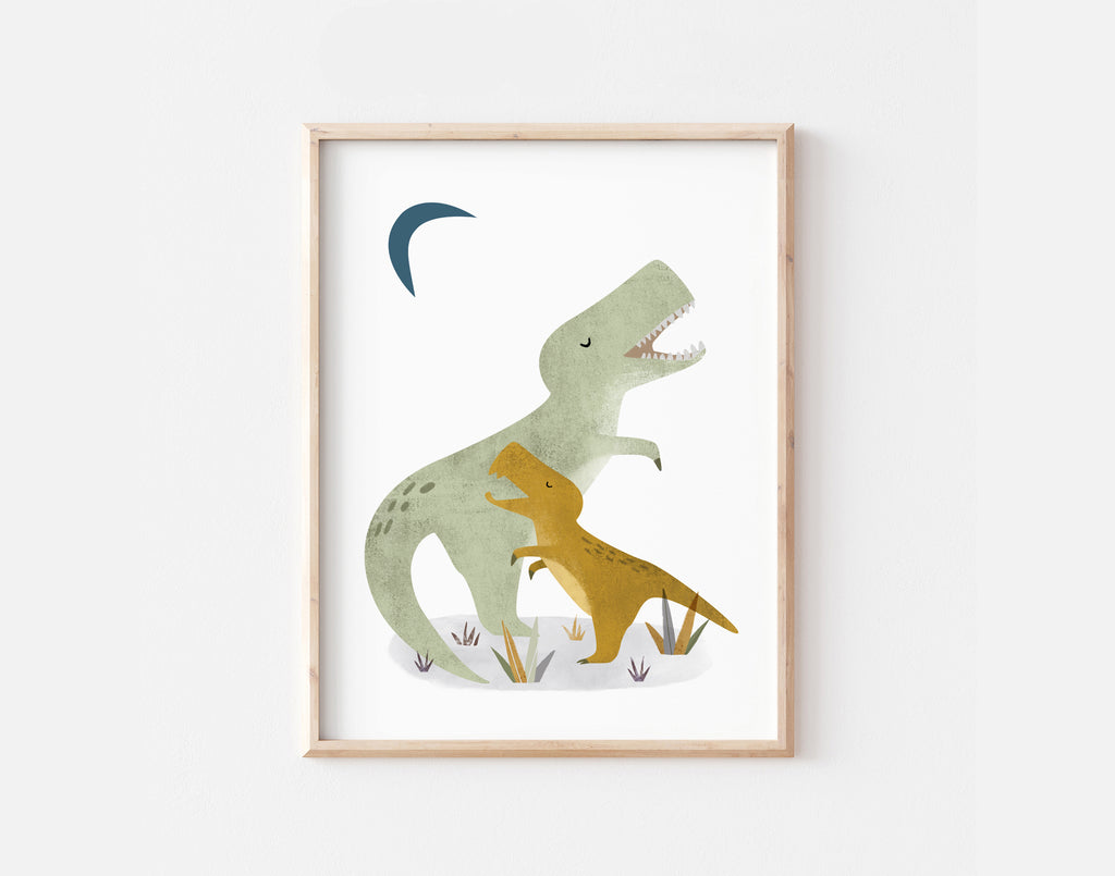 Dinosaur Prints for Wall