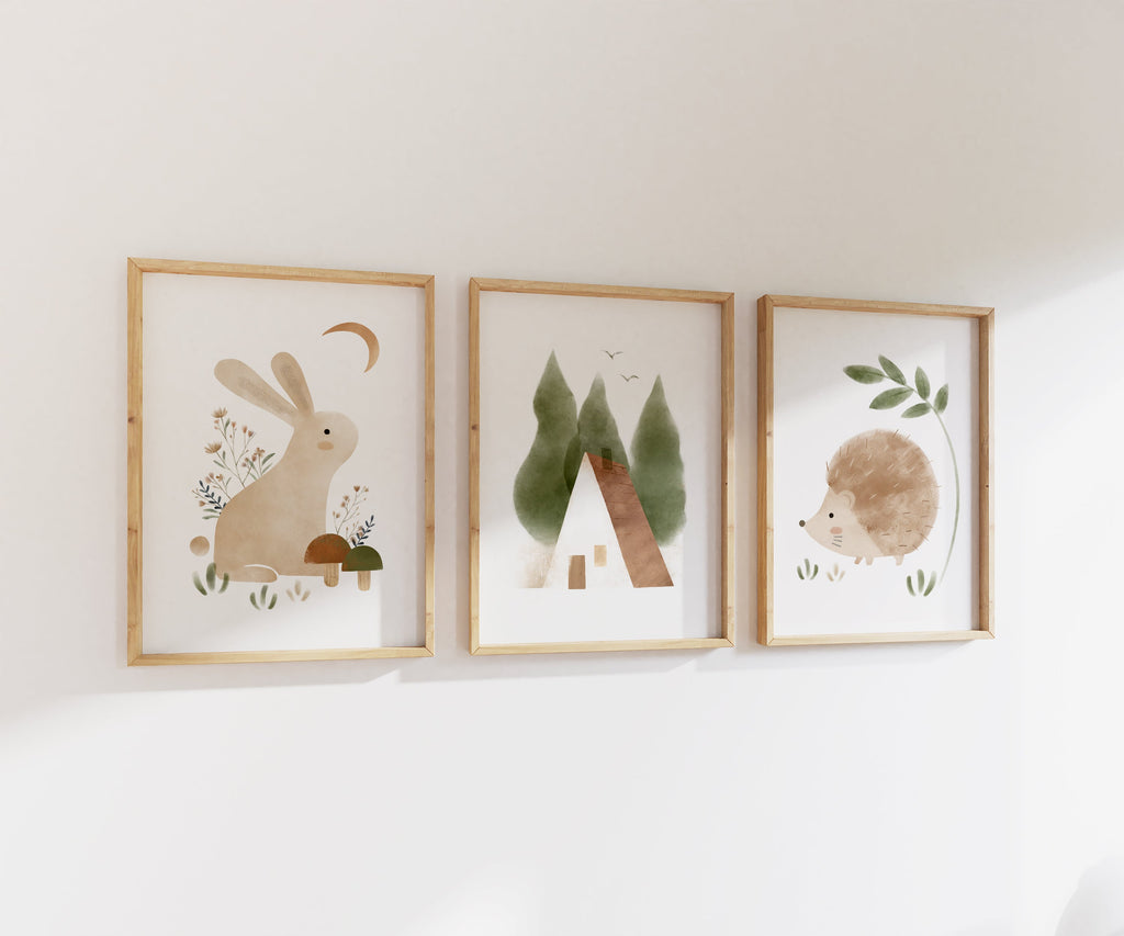 Woodland Nursery Prints