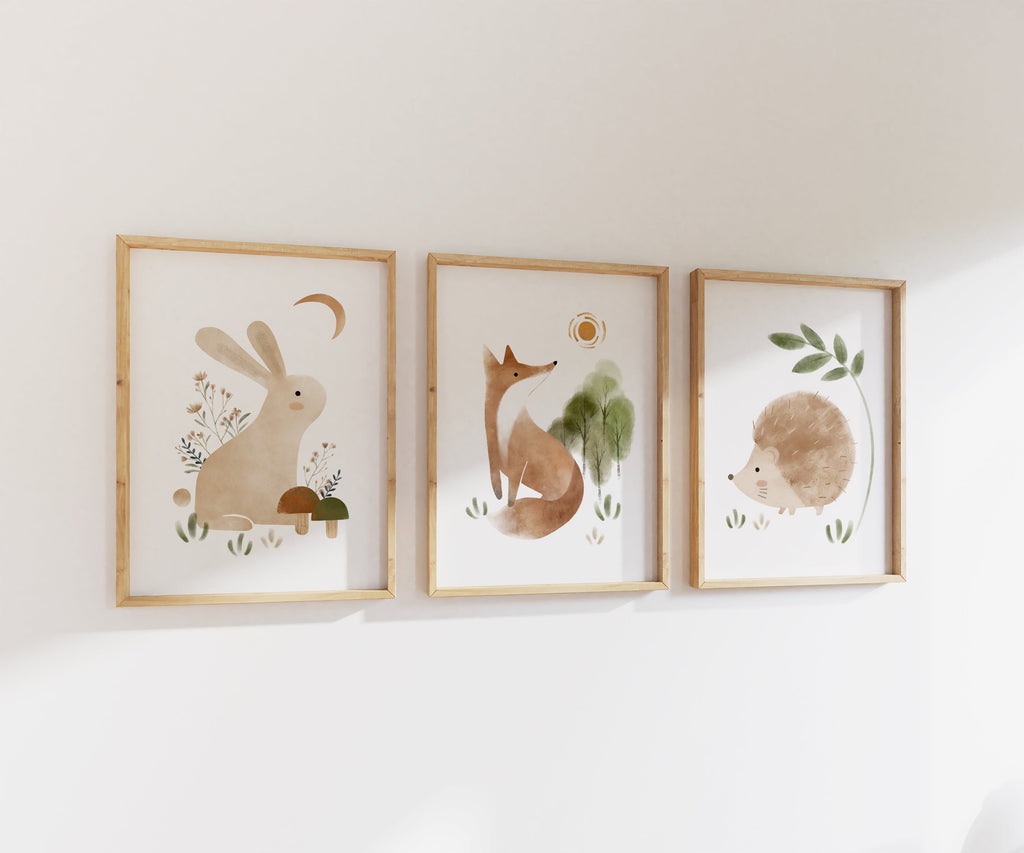 Woodland Nursery Prints