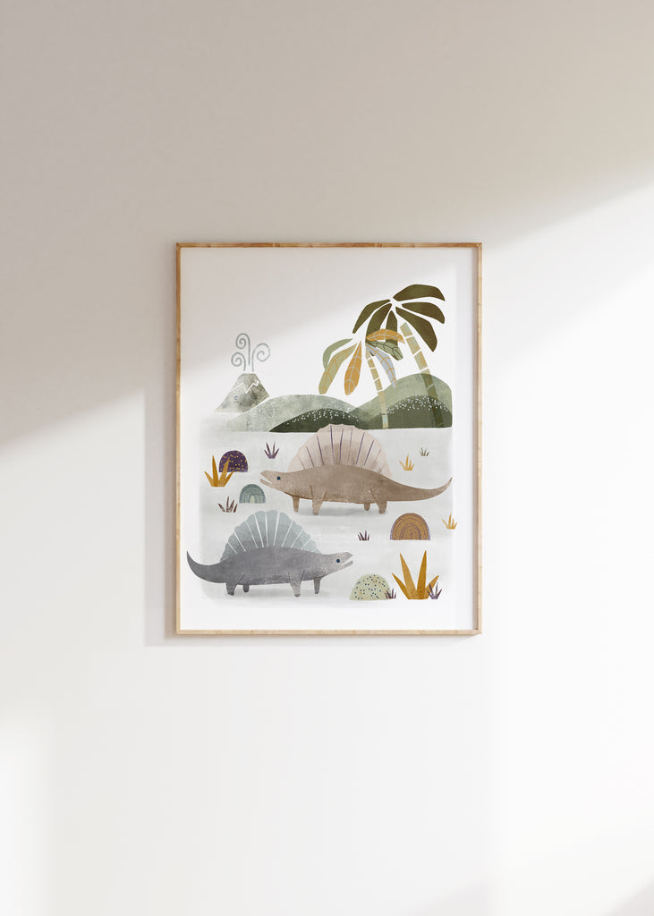 Framed Dinosaur Prints