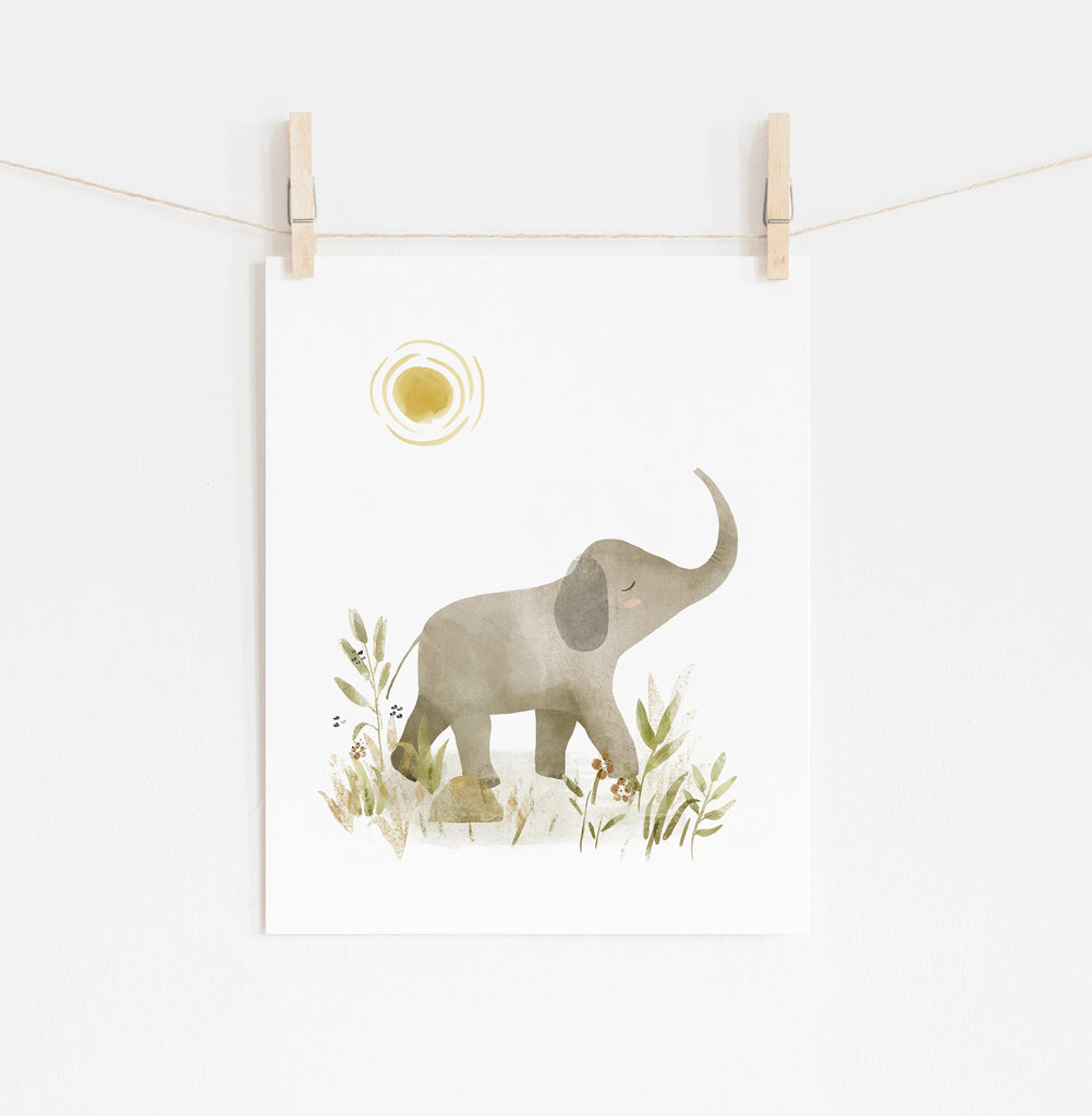 Elephant Wall Prints
