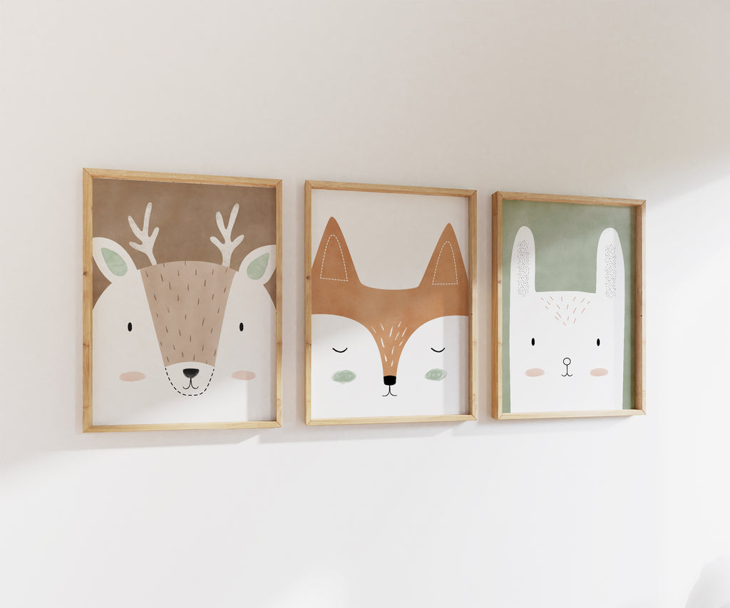 Woodland Animal Posters