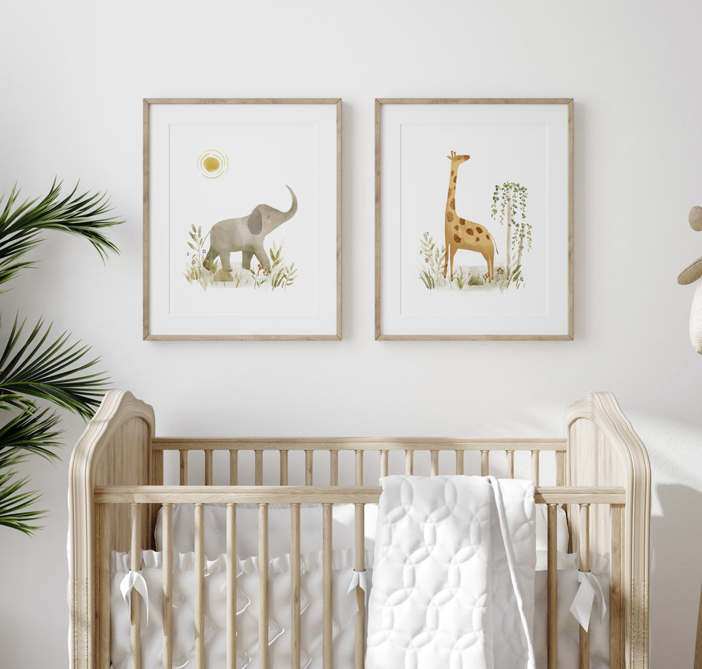 Giraffe Print Wall Posters