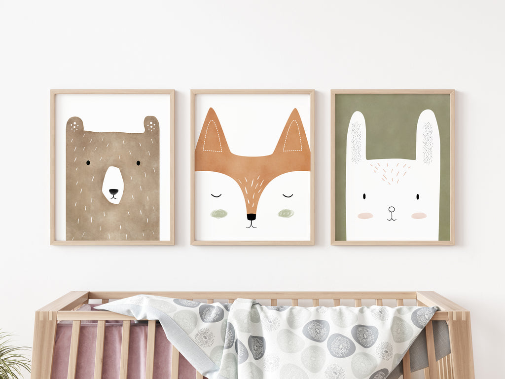 Woodland Animal Framed Prints