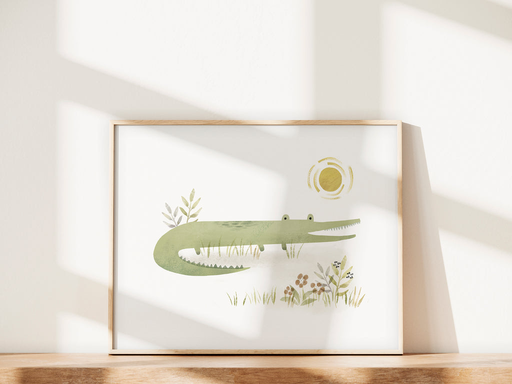 Crocodile Art Prints