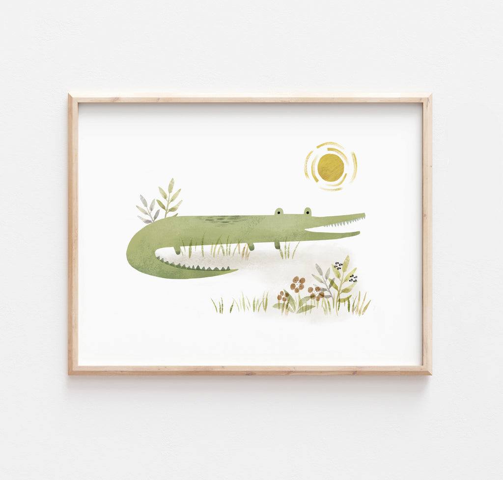 Crocodile Art Prints