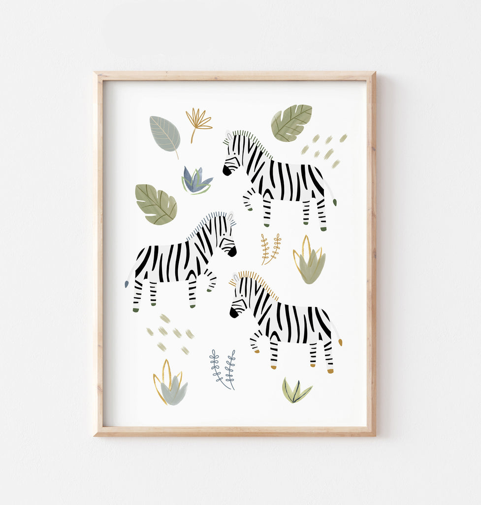 Zebra Art Print