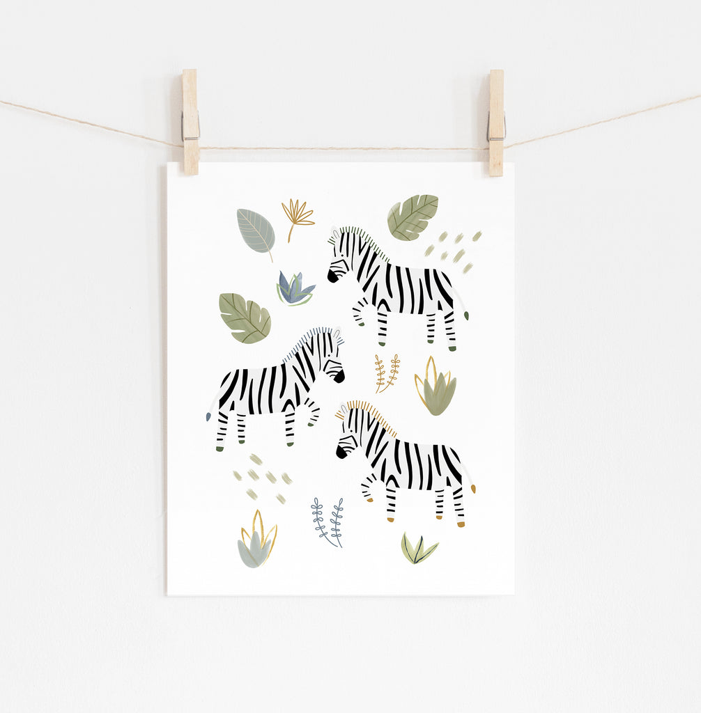 Zebra Art Print